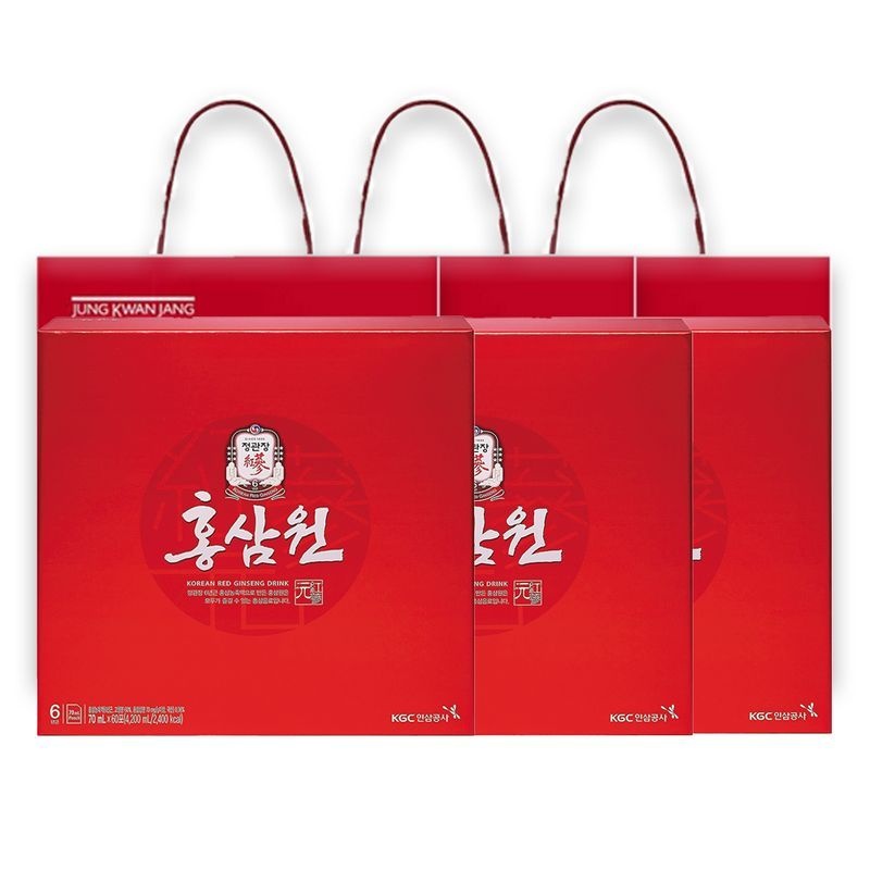 정관장 홍삼원 70ml 60포 3박스 쇼핑백포함-선물세트