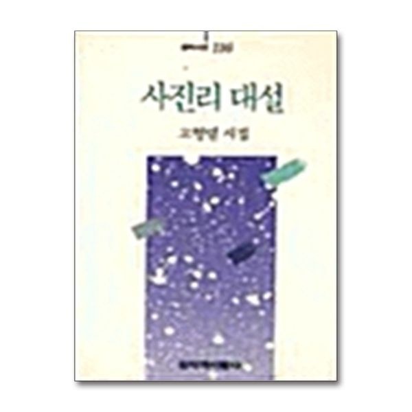 제이북스 사진리 대설 (창비시선 116)