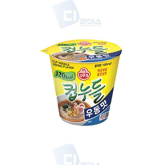 오뚜기 컵누들 우동맛 소컵 15개 라면 컵라면 곤약국수 저칼로리 식사대용 간식 간편식 야식 출출할때
