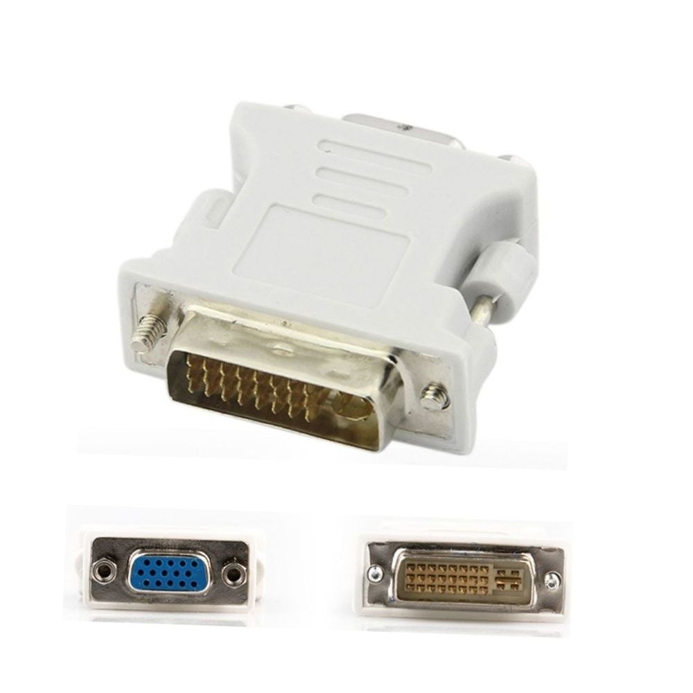 vga to dvi-i 변환 젠더 d-sub rgb 모니터연결 어댑터 구형pc연결 dvi모니터연결 vga