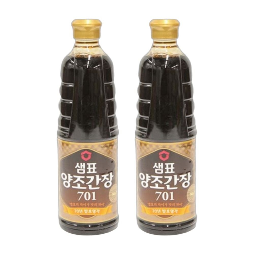 샘표 진한 집장 감칠맛 장조림소스 소스 만능 옛날 간장 양조간장 701 930ml 2개