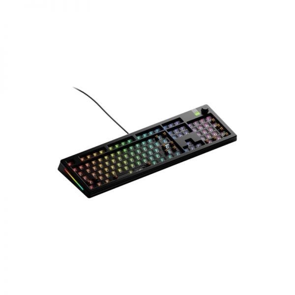 [해외] GLORIOUS 글로리어스 Gaming GMMK 3 PRO 베어본 커스텀 키보드 키트 노브 포함 맞춤형 모듈식 알루미늄 바디 가스켓 시스