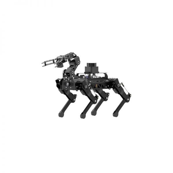 HIWONDER [해외] HIWONDER 로봇팔이 장착된 사족보행 로봇견 ChatGPT AI Vision 음성 제어 ROS 오픈소스 TOF Lidar SLAM 성인 청소년용 매핑 내