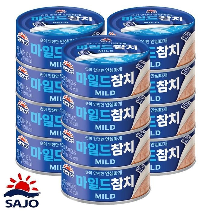 사조 마일드 참치 안심따개 100g 12개