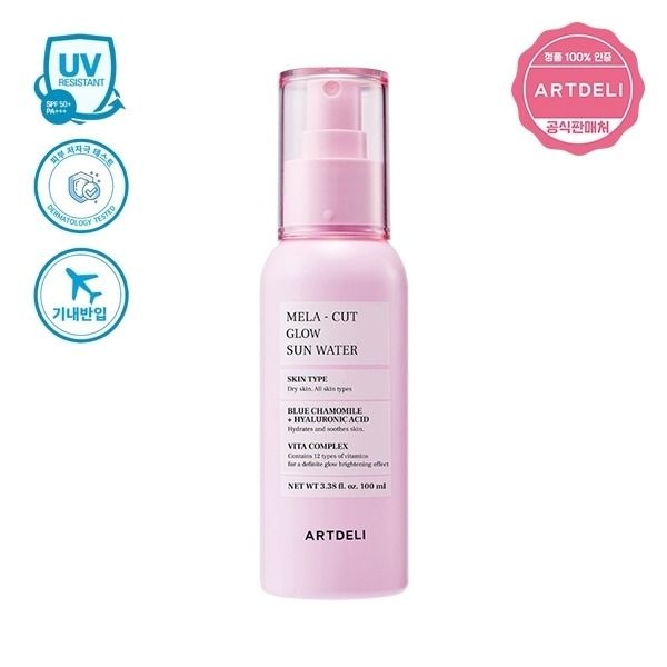 [패션플러스][더블유쇼핑]아트델리 멜라컷 선워터 100ml SPF50+, PA+++ /선미스트/선크림_20374970_587813