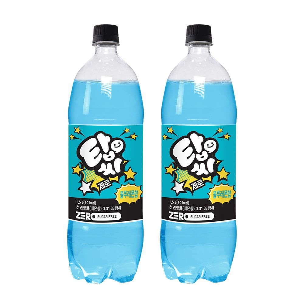 탑씨 탑씨 제로 블루레몬, 1.5L, 12개