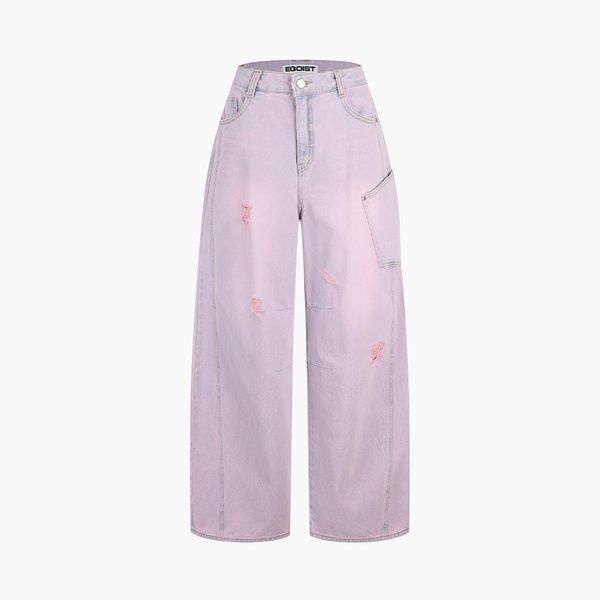 에고이스트 CAPSULE LINE 빈티지 워싱 벌룬핏 데님 팬츠 ES2DP362 27Y358 26U713