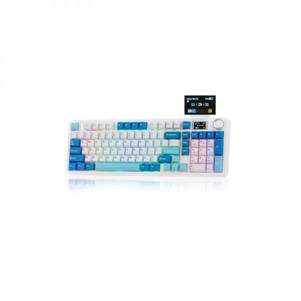 [해외] 에포메이커 Aula F99 MAX 무선 기계식 키보드 스마트 스크린 노브 315769