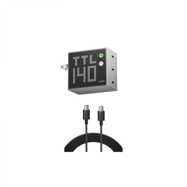sharge [해외] Pixel 140 GaN 충전기 240W USB C 고속 충전 케이블 세트 284161
