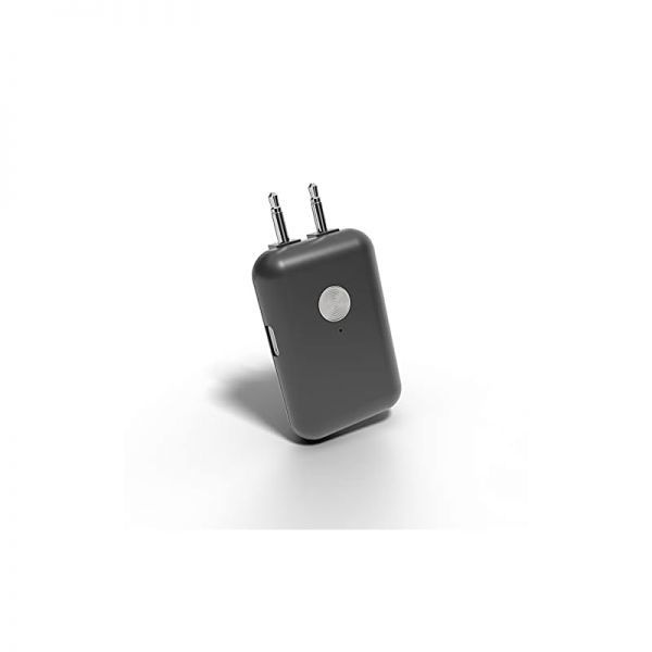 [해외] Sudio 수디오 Flyg 블루투스 송신기 3.5mm 헤드폰 어댑터 항공 여행 휴대용 게임기 기내 엔터테인먼트 TV용 블랙 288163