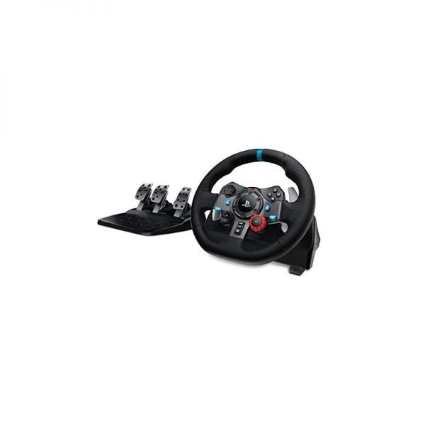 [해외] Logitech 로지텍 G29 Driving Force 레이싱 휠 플로어 페달 리얼 포스 피드백 스테인리스 스틸 패들 시프터 가죽 스티어