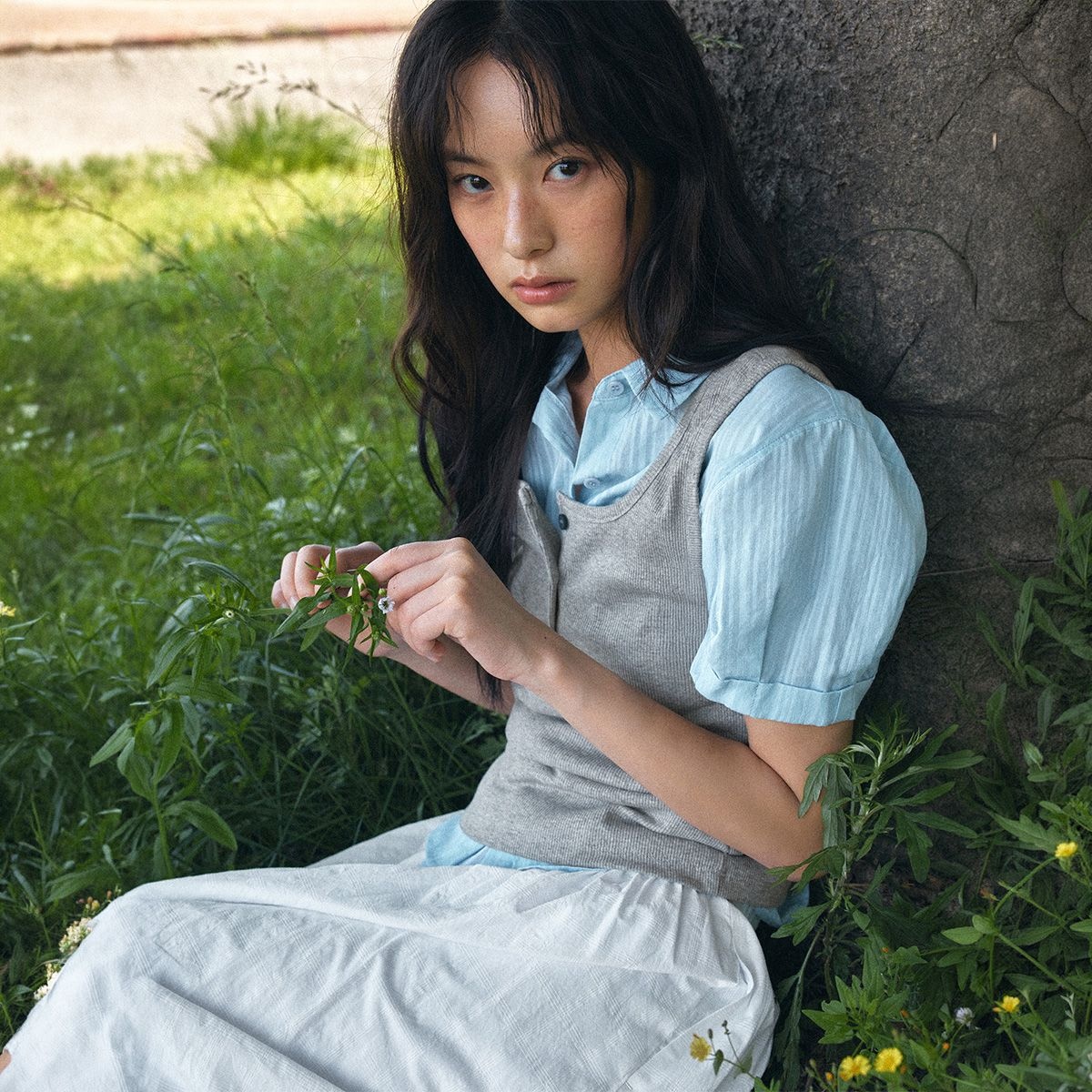 시스티나 시스티나 [SISTINA] 코튼 스트라이프 포켓 셔츠AWWSTQ21160