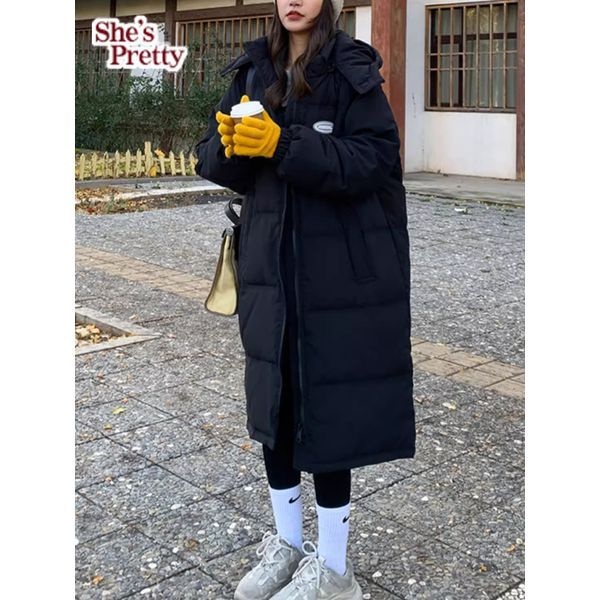 쉬즈프리티 [하프클럽]베로카잇템롱패딩