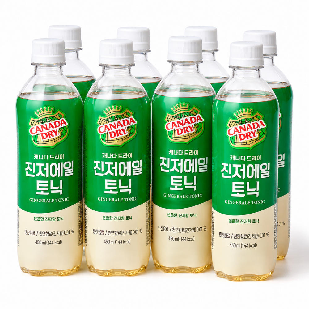 코카콜라 캐나다 드라이 토닉워터 진저에일 450mlx12개 코스트코 대용량