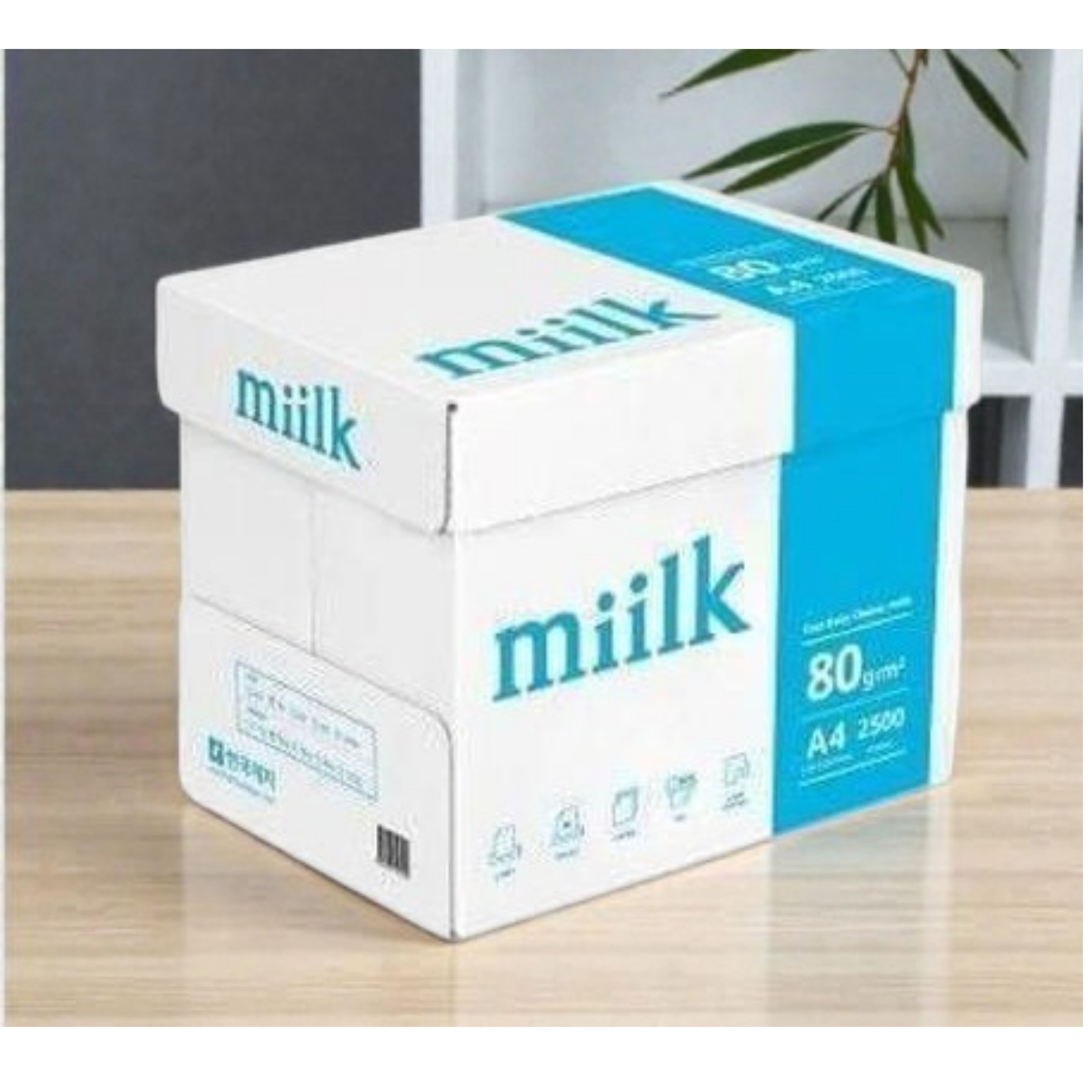 밀크 A4용지 80g 1박스(2500매) 한국제지
