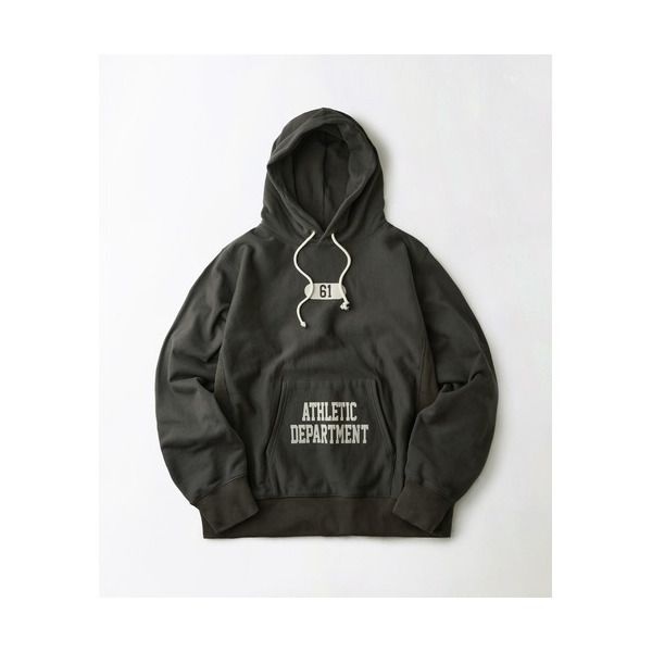 아웃스탠딩 [아웃스탠딩] V.S.C SERIES HOOD SWEAT(ATHLETIC DEPARTMENT)_CHARCOAL 5935990 OS26SSHD12CH