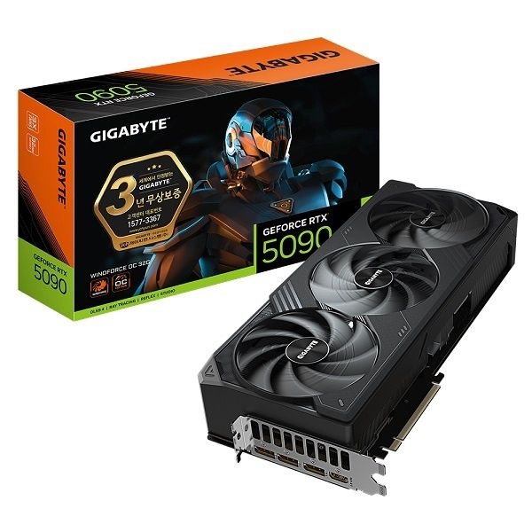 UnKnown GIGABYTE 지포스 RTX 5090 WINDFORCE OC D7 32GB 제이씨현 4047084