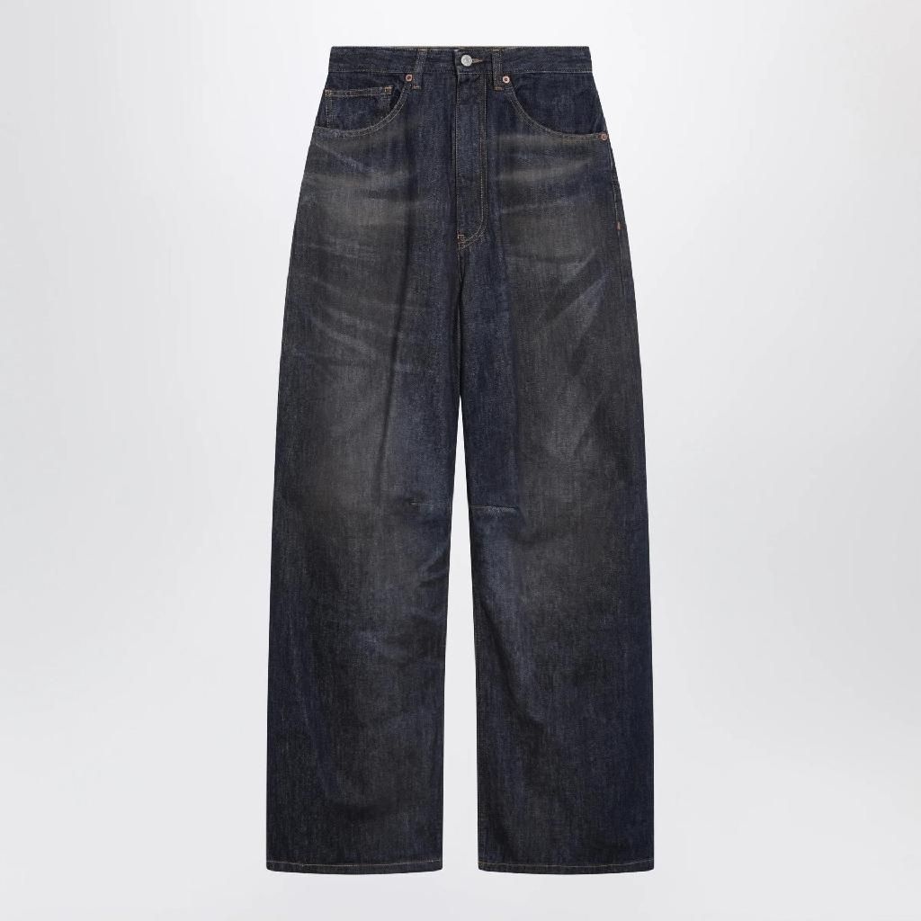 엠엠식스 메종마르지엘라 [해외] MM6 메종 마르지엘라 MM6 Maison Margiela 다크블루 와이드진 빈티지컷 S62LB0218M30055/XM_MM6-963_311-27