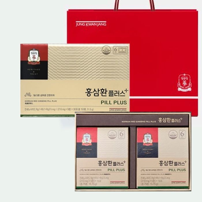 정관장 추석선물 (백화점동일 최신품) 정관장 홍삼환 플러스 (210mg x 150환)
