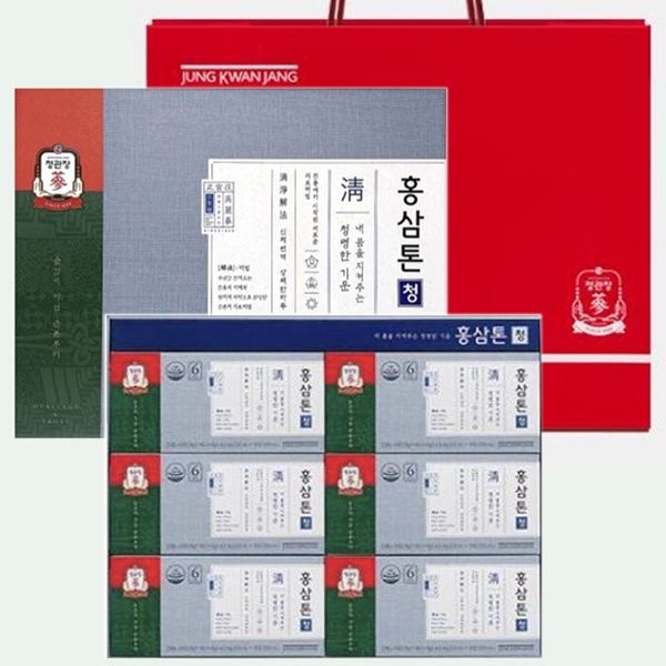 정관장 추석선물 (백화점동일 최신품) 정관장 홍삼톤청 60포 맛있는홍삼 목건강(쇼핑백포함)
