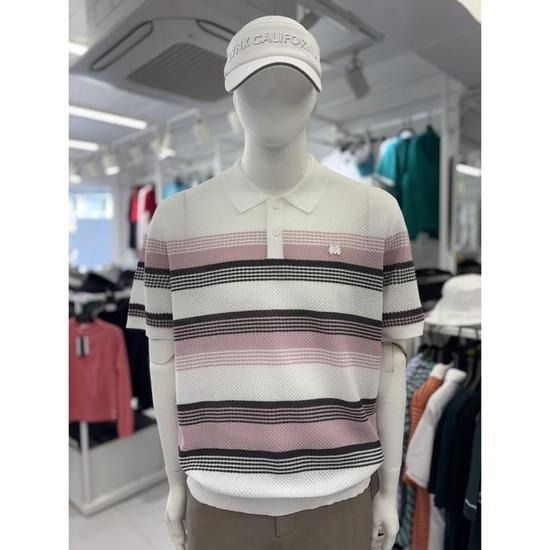 링스 [매장정품] 링스 [링스골프]26SS 스트라이프 패턴 니트 L11F2SR22 G48194285_C48307_B3000