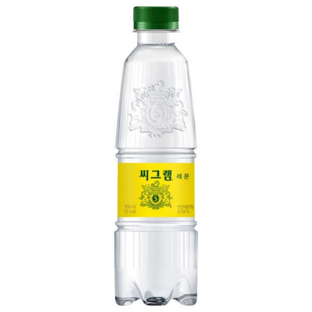 wm협력사 씨그램 레몬 350ml 24개 페트 제로 탄산 음료 탕비실 사무실 음료수 시그램 스파클링