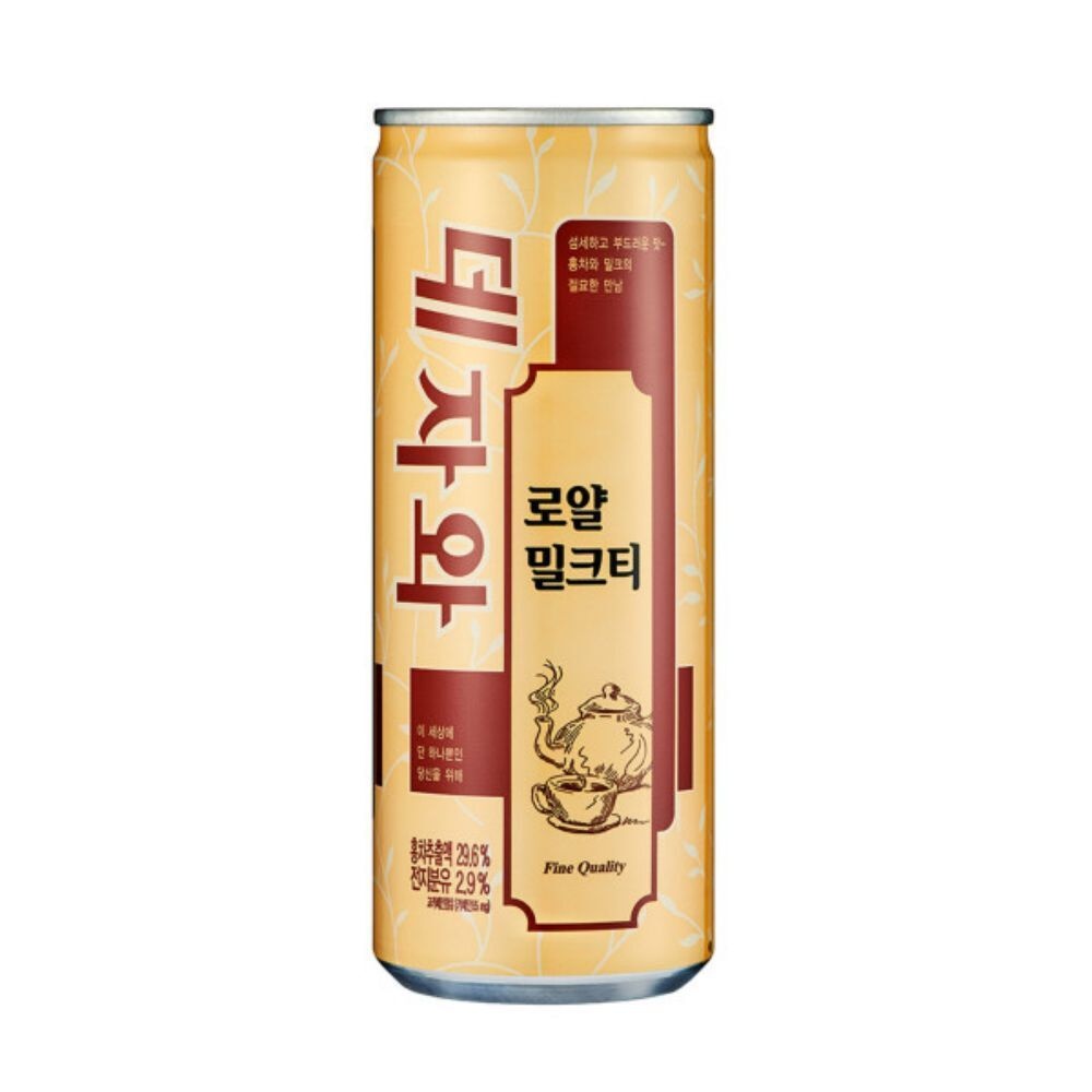 데자와 캔 240ML 30개 홍차 밀크티 캔음료 회의 사무실 탕비실 음료수 녹차라떼 뚱캔