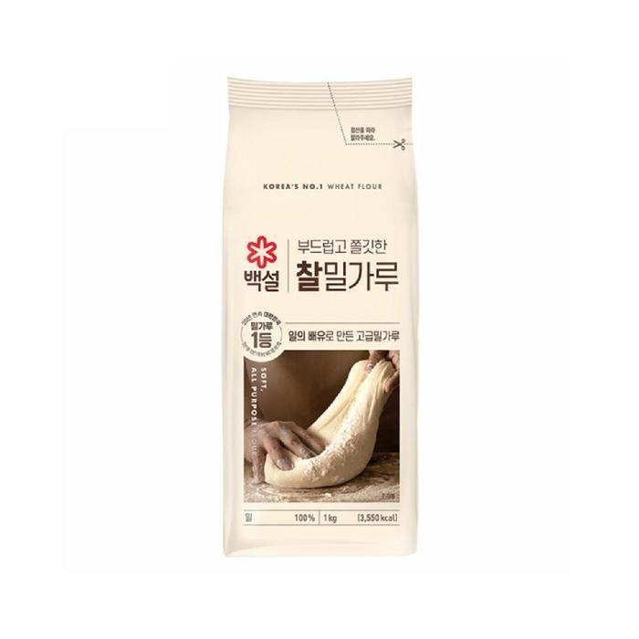 백설 찰밀가루 1kg x 10개