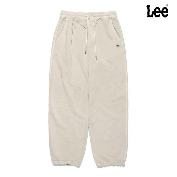 LEE LEE 다이드 라벨 스웻 팬츠 피그먼트 그레이 LE2601PT30GT RAF802 OTW303