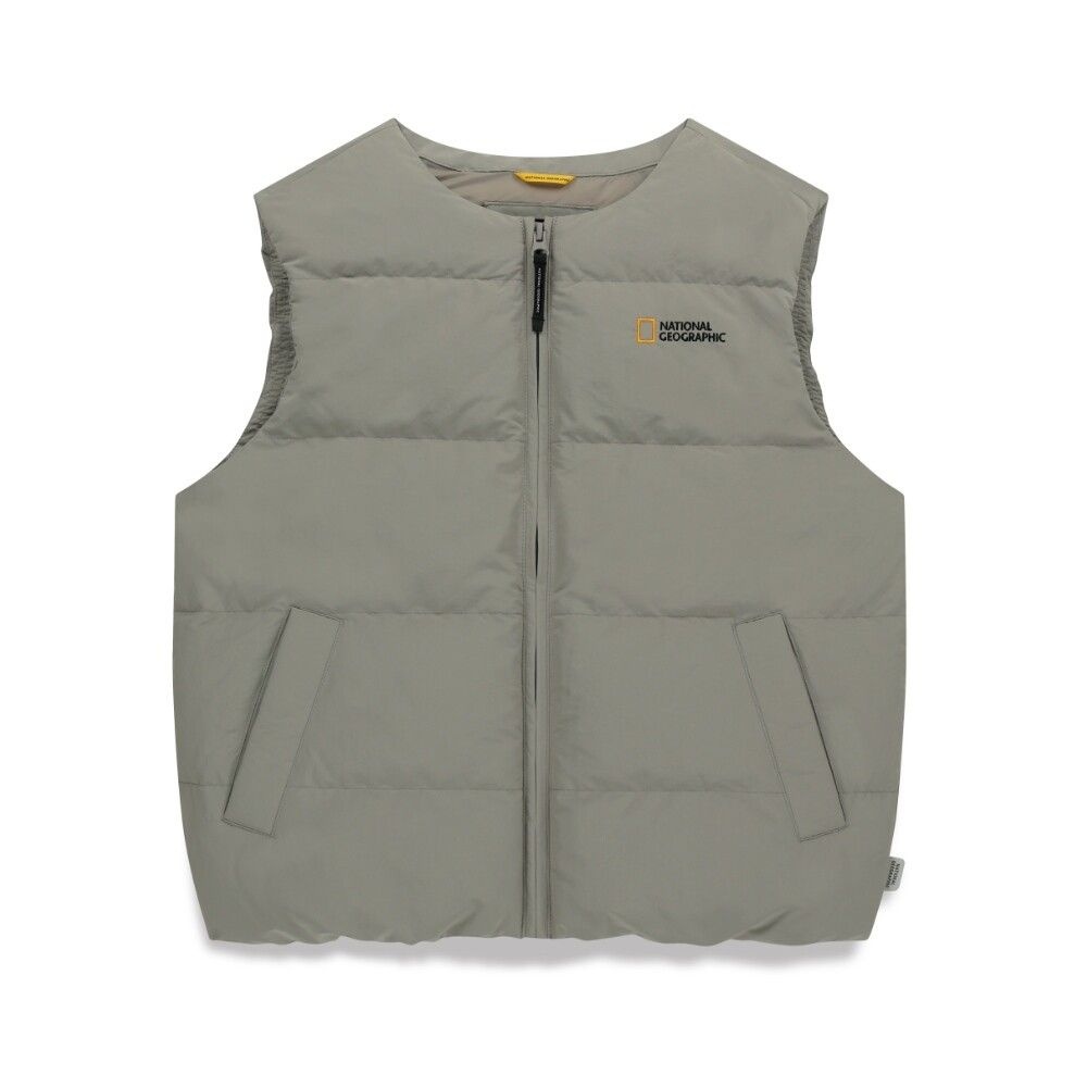K254UDV910 헤론 경량 구스 다운 베스트 BEIGE