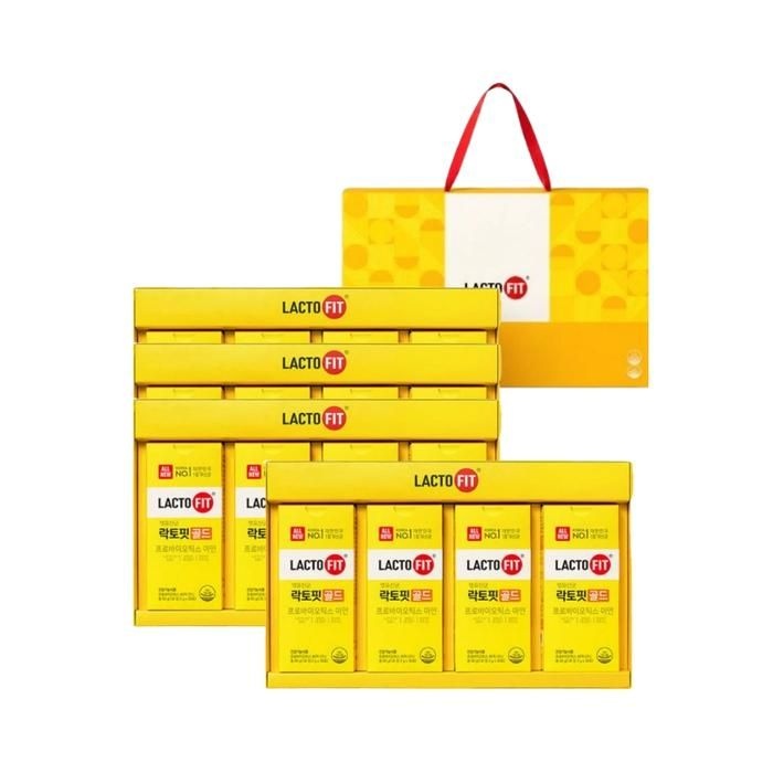 락토핏 골드 All New 120포 선물세트 (30포x4개입) x4박스