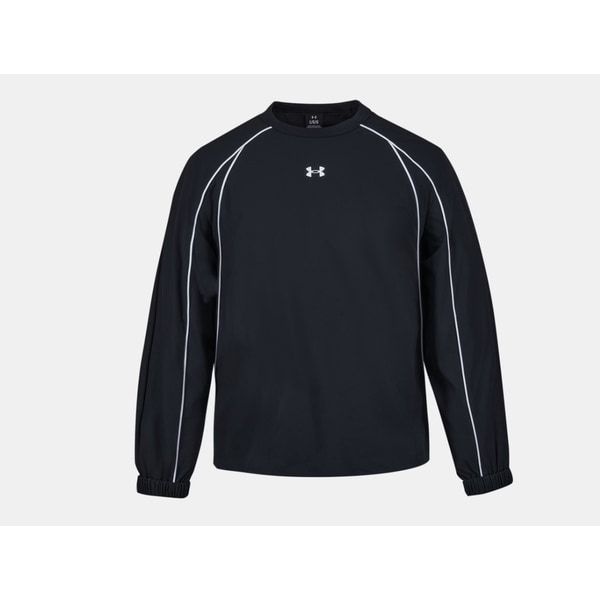 매장정품 UNDERARMOUR 언더아머 6014349-001 APAC 스포츠스타일 우븐 크루 공용 루즈핏 바람막이 티셔츠 1975009