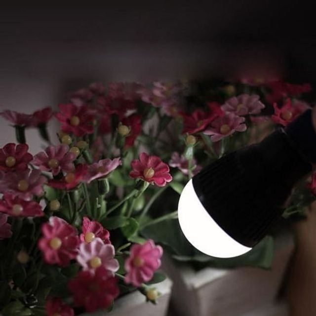 Coms USB 램프 무드등 전구 독서등 인테리어 조명 블랙