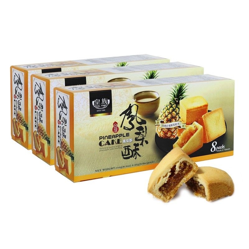 로얄패밀리 로열패밀리 펑리수 파인애플케익 184g x 3개
