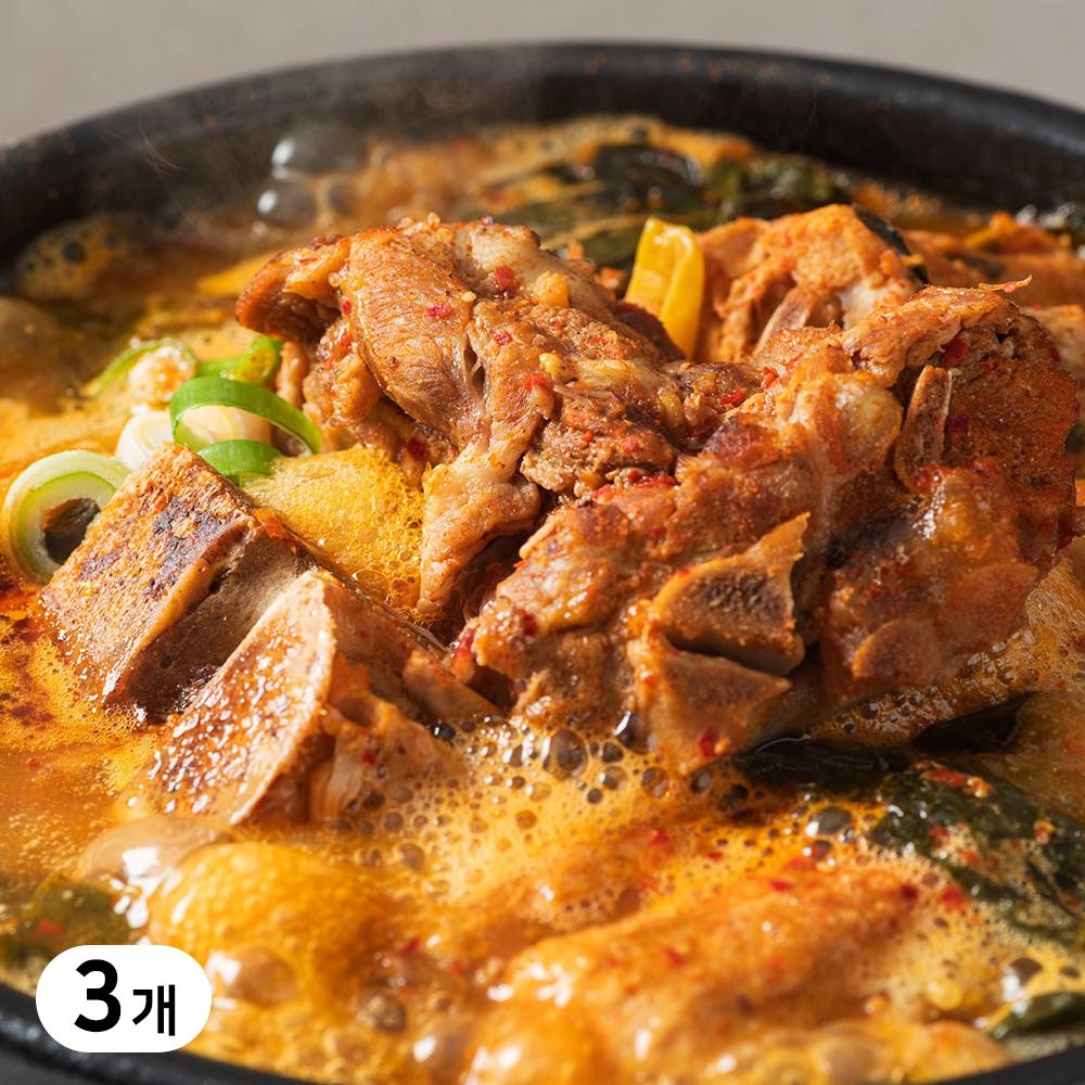 곱창파는청년들 뼈해장국 1kg 3개(실온보관)