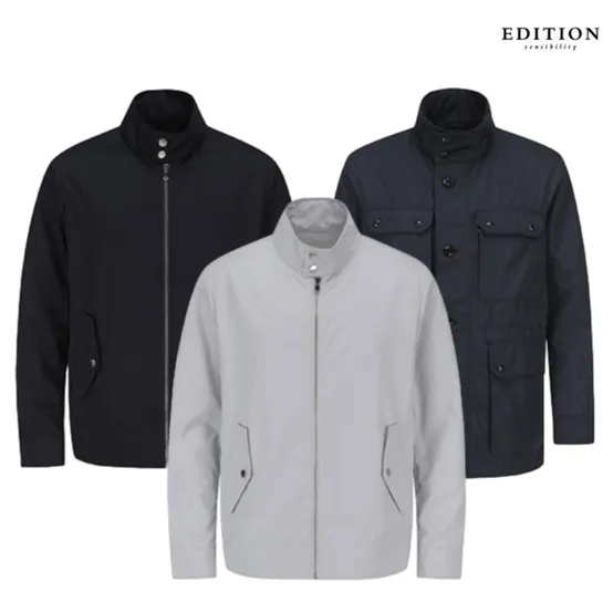 [정상가 329,000원] 남성 간절기 캐주얼 봄점퍼 3종 NEE1JJ1903 NEE1FF1901