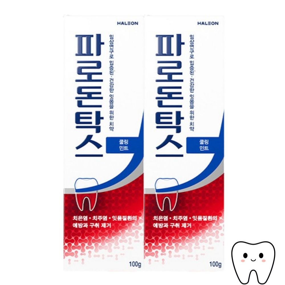 파로돈탁스 쿨링민트 치약 100g x 2개 잇몸질환 불소 코스트코