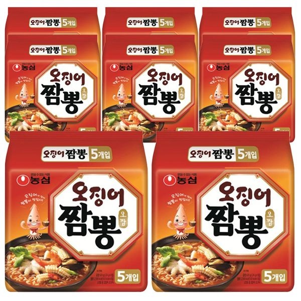농심 오징어짬뽕 124g 20입