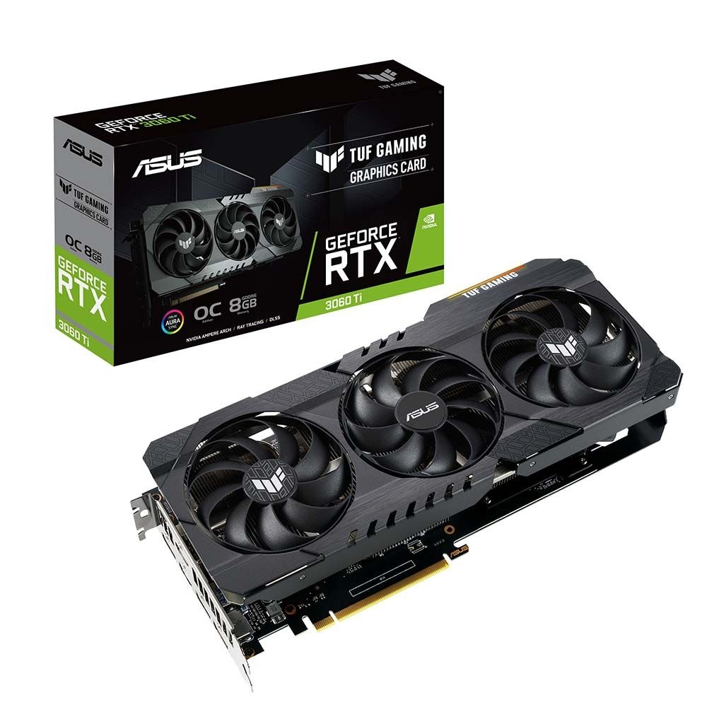 ASUS TUF Gaming 지포스 RTX 3060 Ti O8G OC D6 8GB