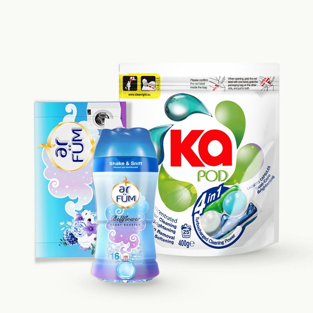 카포드 (세트) 카포드 캡슐세제 35개입(브라이트닝) + 드라이시트 60매(벨플라워) 향기부스터150g(벨플라워)