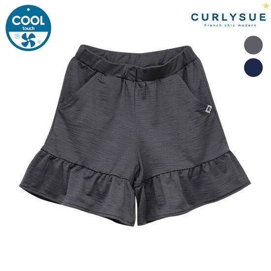 [패션플러스][CURLYSUE][컬리수] 쿨러플5부 와이드팬츠(냉장고원단) CNM2XAPT35 (GR 100)