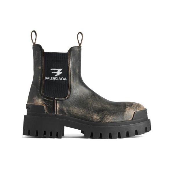 발렌시아가 [발렌시아가] 26SS  부츠 854082 WB228 1919 BLACK DOM