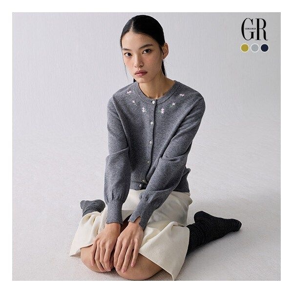 조르쥬 레쉬 (26FW) 플라워 자수 가디건 3종