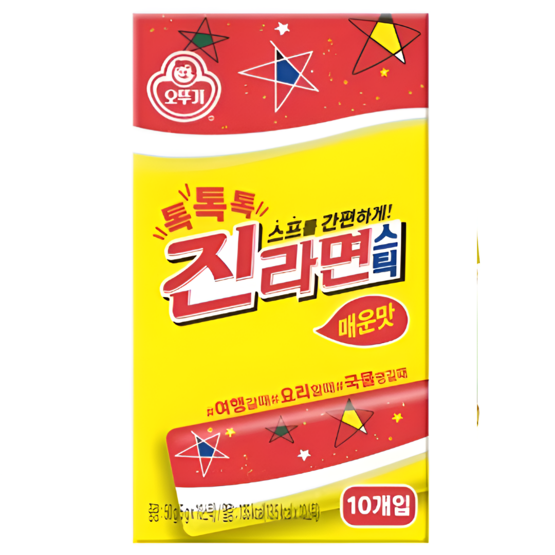 오뚜기 톡톡톡 진라면 스틱 매운맛 라면스프 (10T) 50G