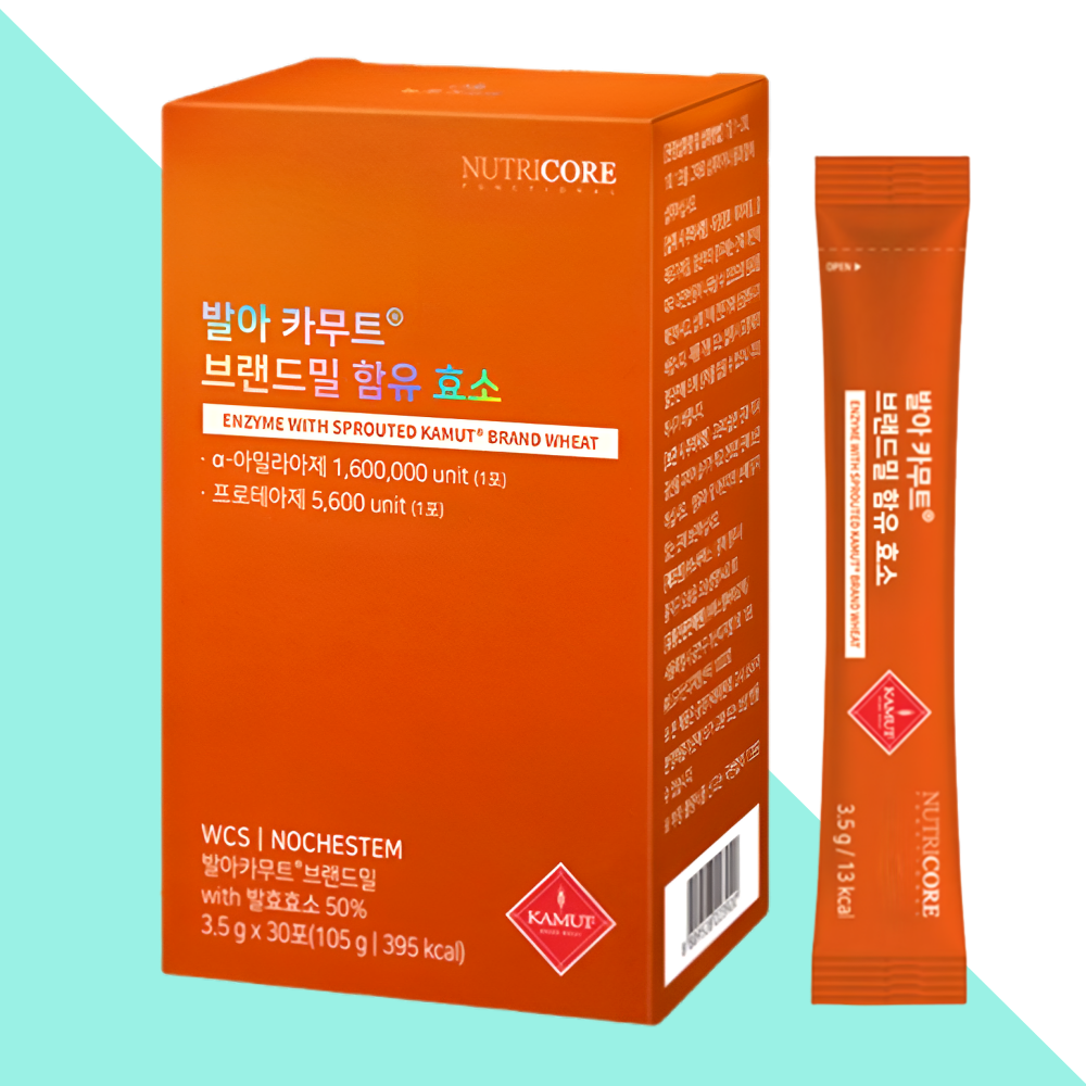 뉴트리코어 발아 카무트효소 카뮤트 효소 30포X1개