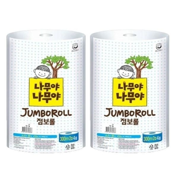 [나무야나무야] 나무야나무야 점보롤 업소용화장지 2겹 300m 4롤x...