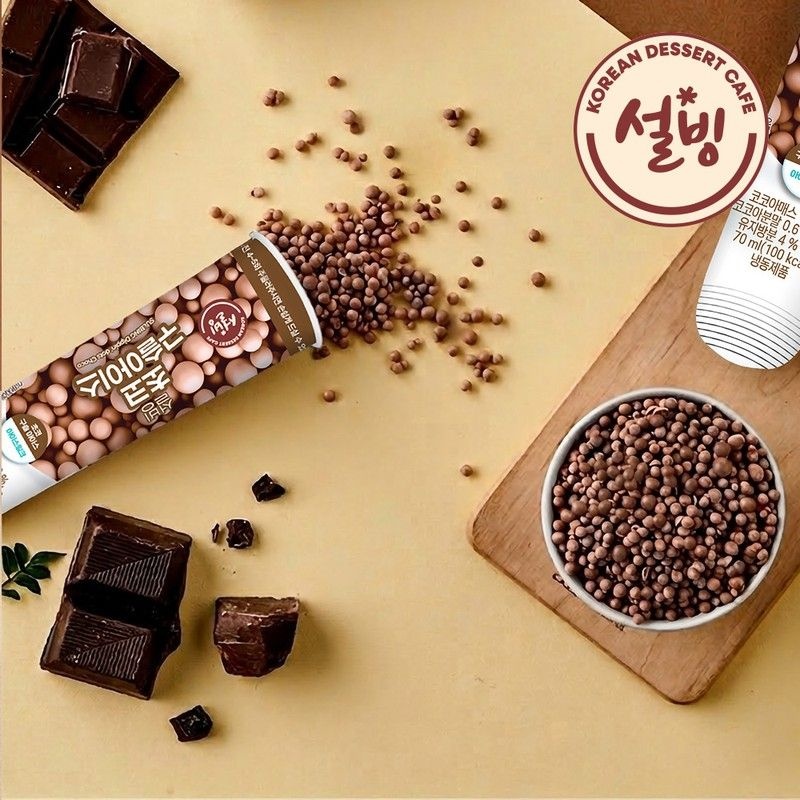 설빙 구슬아이스크림 70ml 초코 x24입