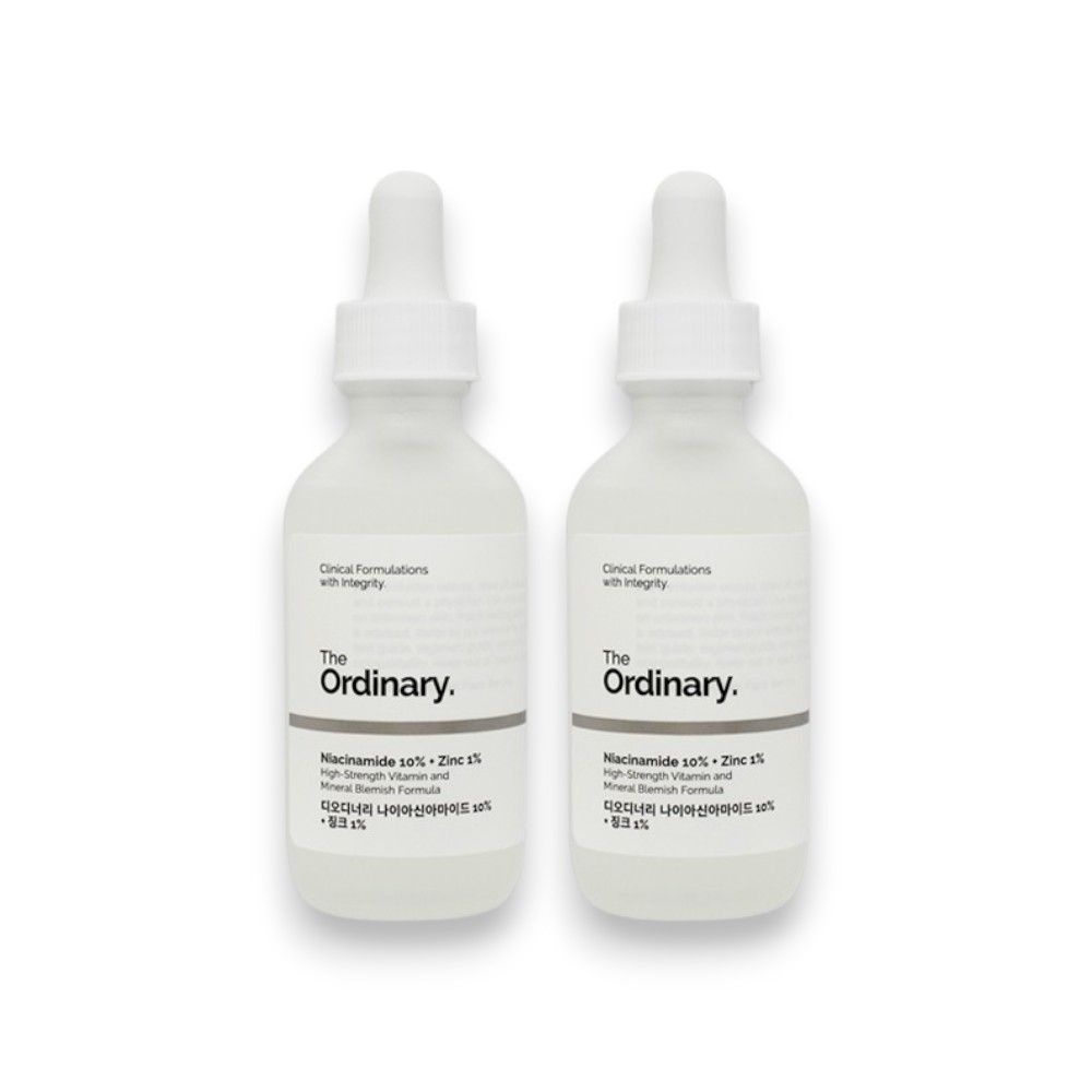 디오디너리 나이아신아마이드 10% + 징크 1% 60ml 2개