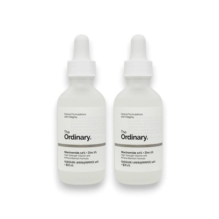 디오디너리 나이아신아마이드 10% + 징크 1% 60ml 2개
