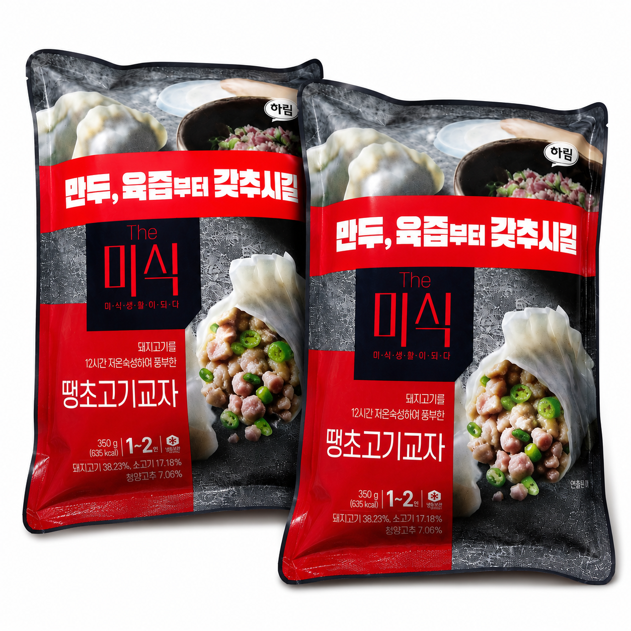 더미식 만두 육즙땡초교자 350g x 6개